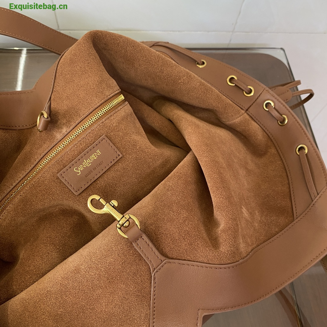 Saint Laurent Red Leather Y Tote Bag