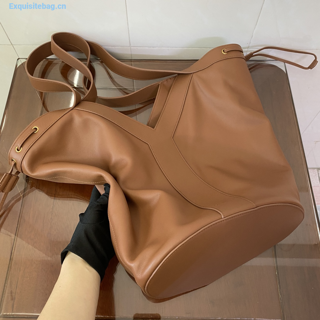 Saint Laurent Red Leather Y Tote Bag