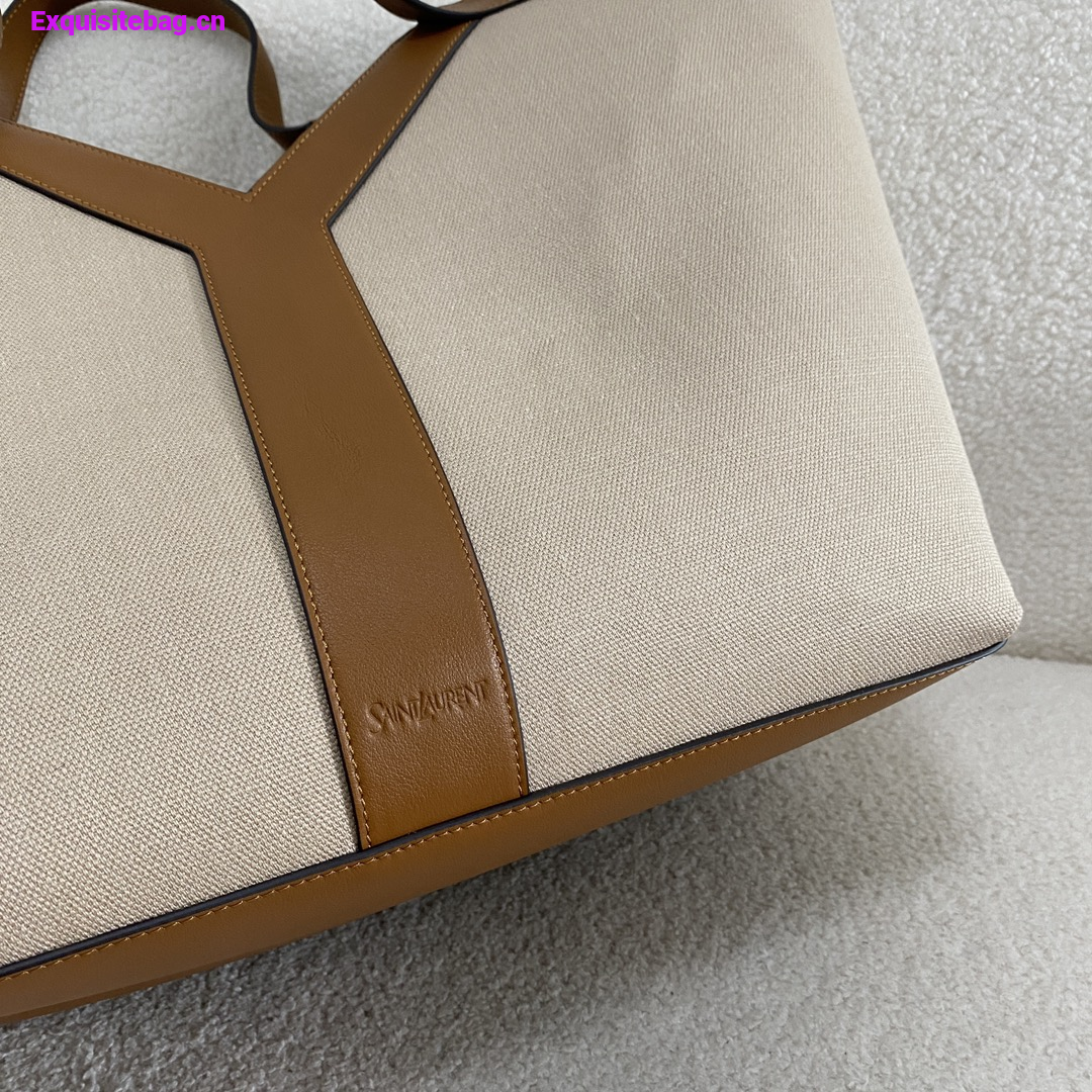 Saint Laurent Leather Y Tote Bag