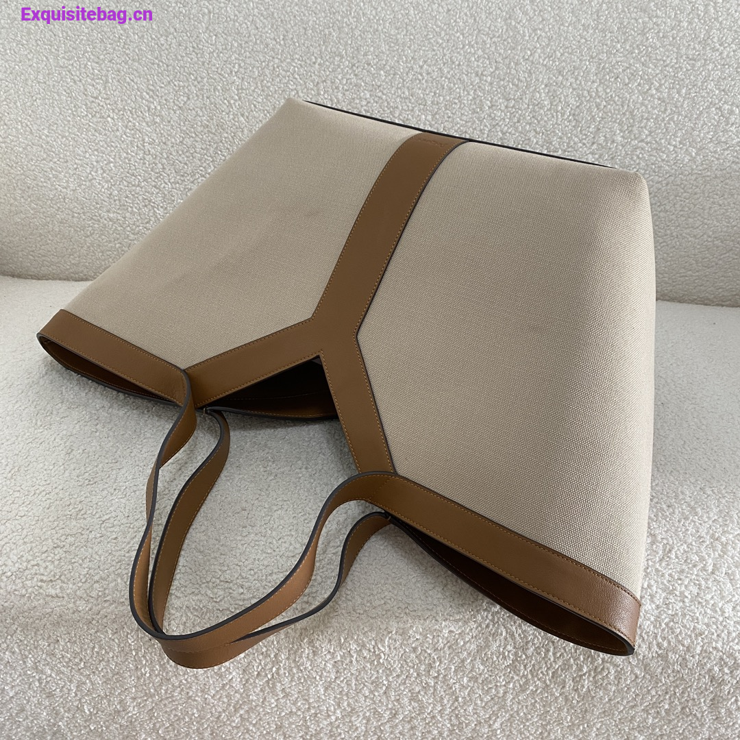 Saint Laurent Leather Y Tote Bag