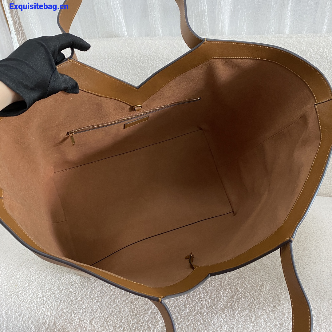 Saint Laurent Leather Y Tote Bag