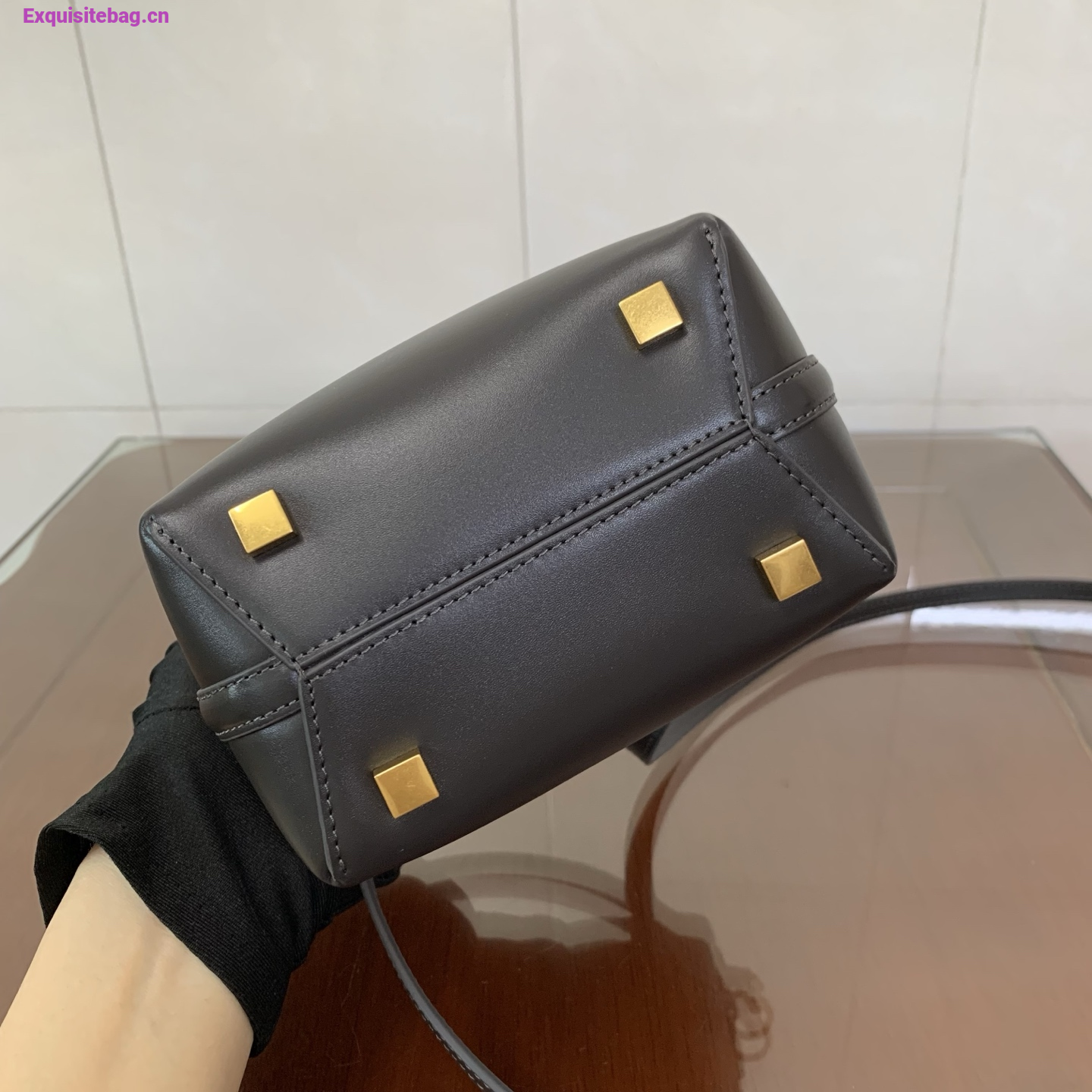 Saint Laurent LE 37 Mini Bucket Bag Black