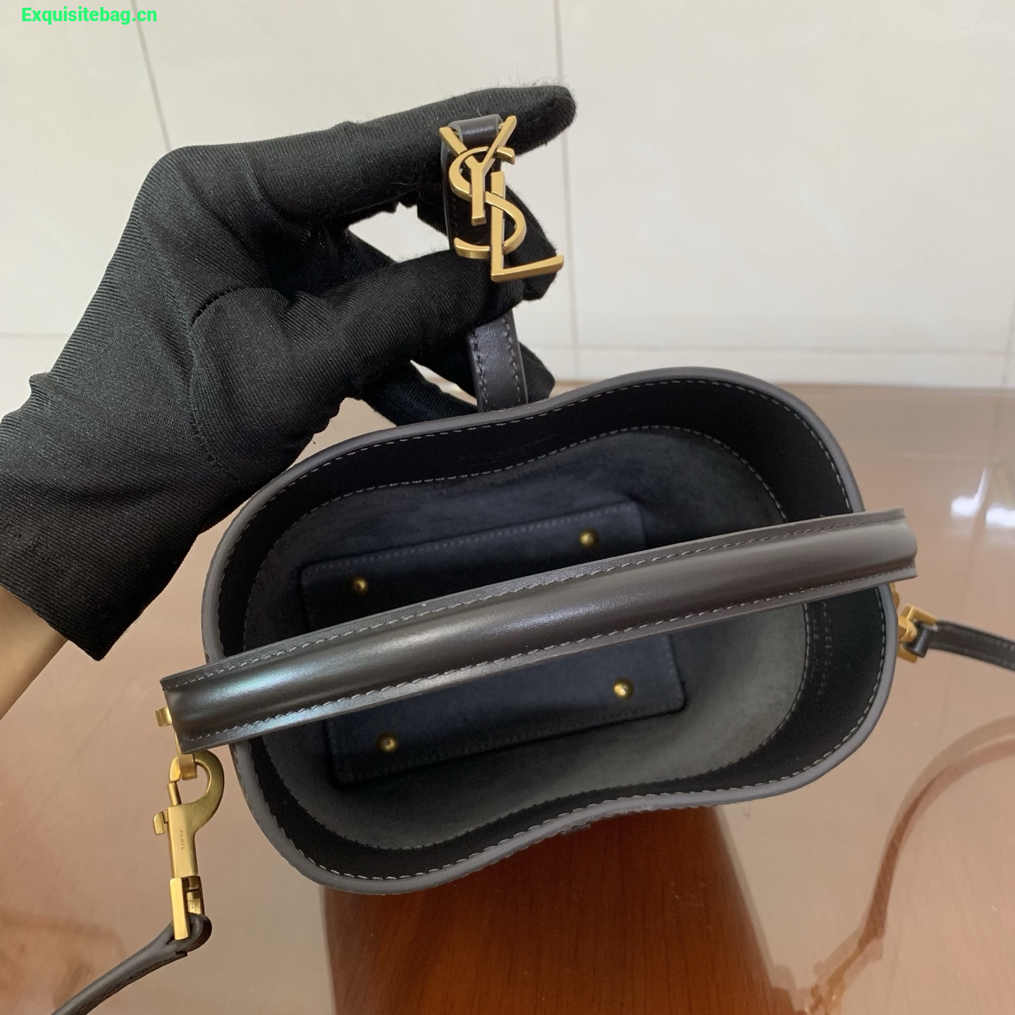 Saint Laurent LE 37 Mini Bucket Bag Black