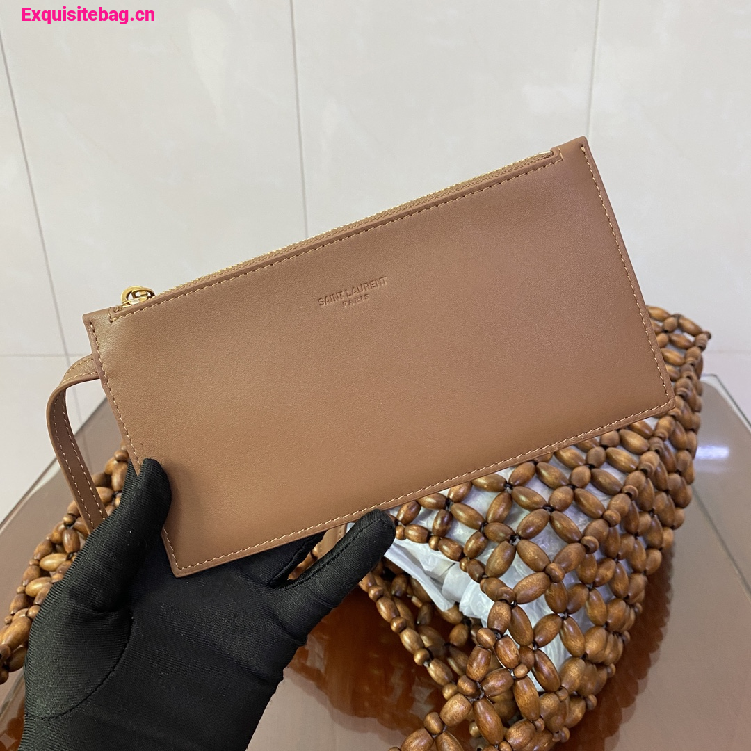 Saint Laurent LE 5 7 large in wood beads