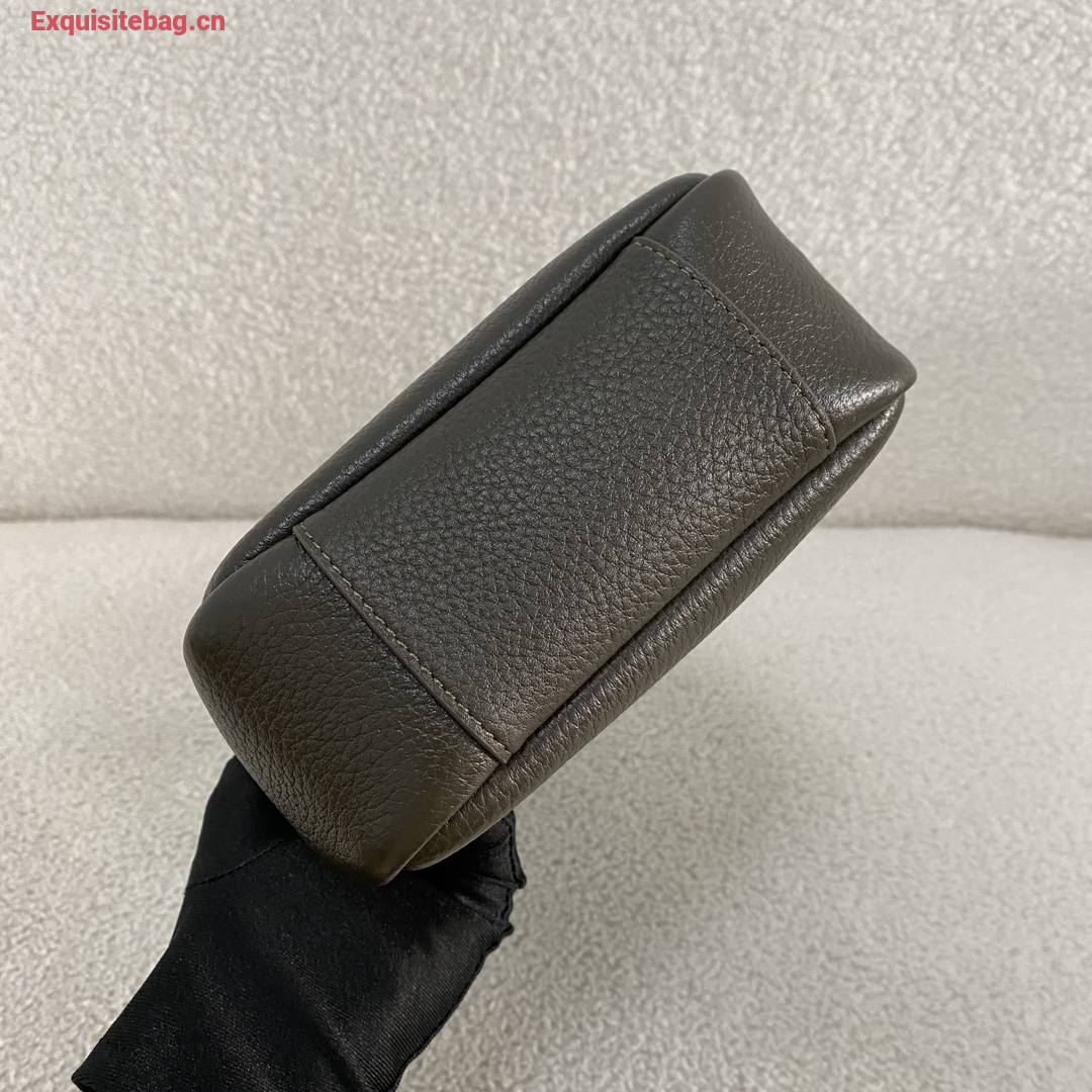 Saint Laurent Le 5 7 Supple Baby Shoulder Bag in Grained Leather