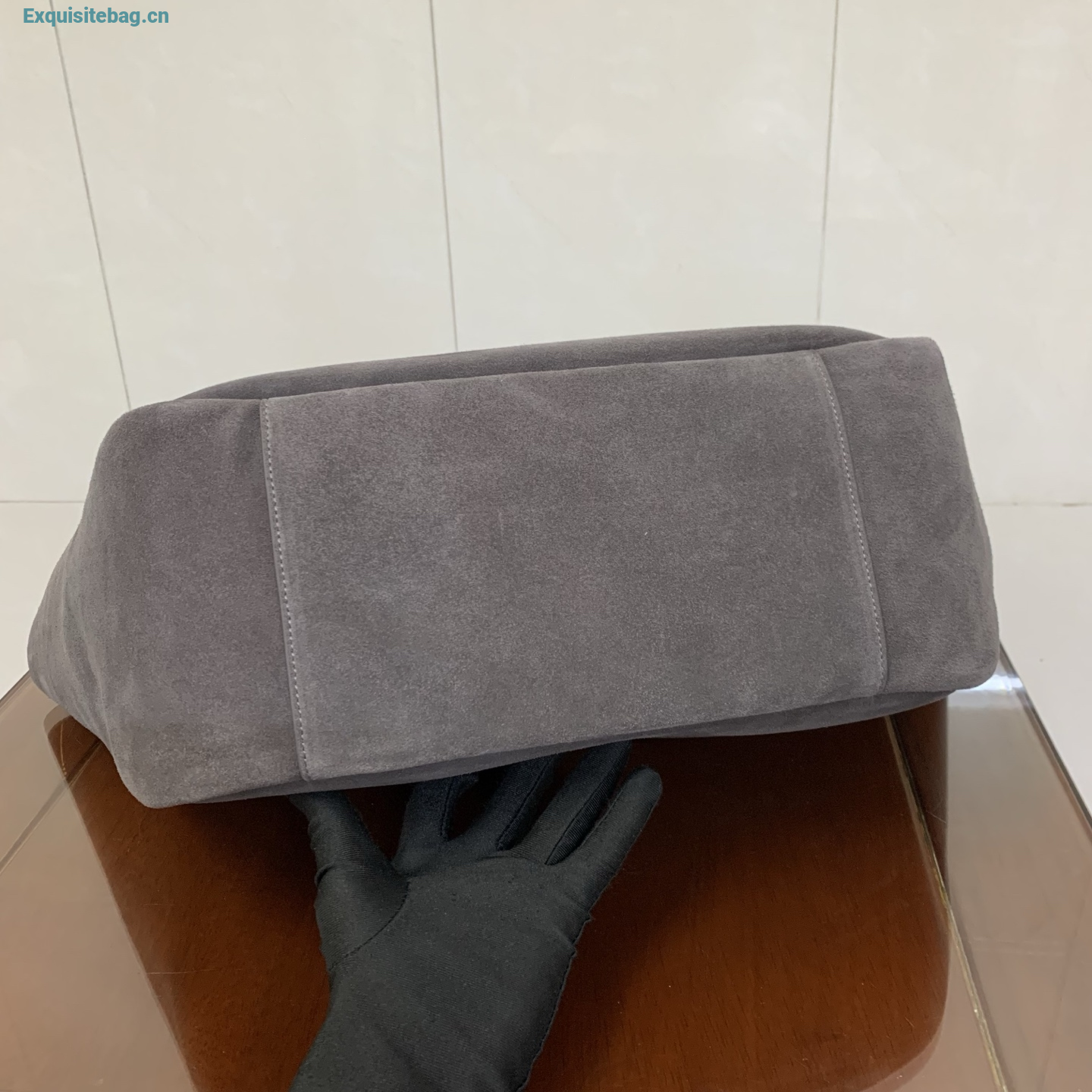 Saint Laurent Le 5 7 Bea Suede leather tote bag