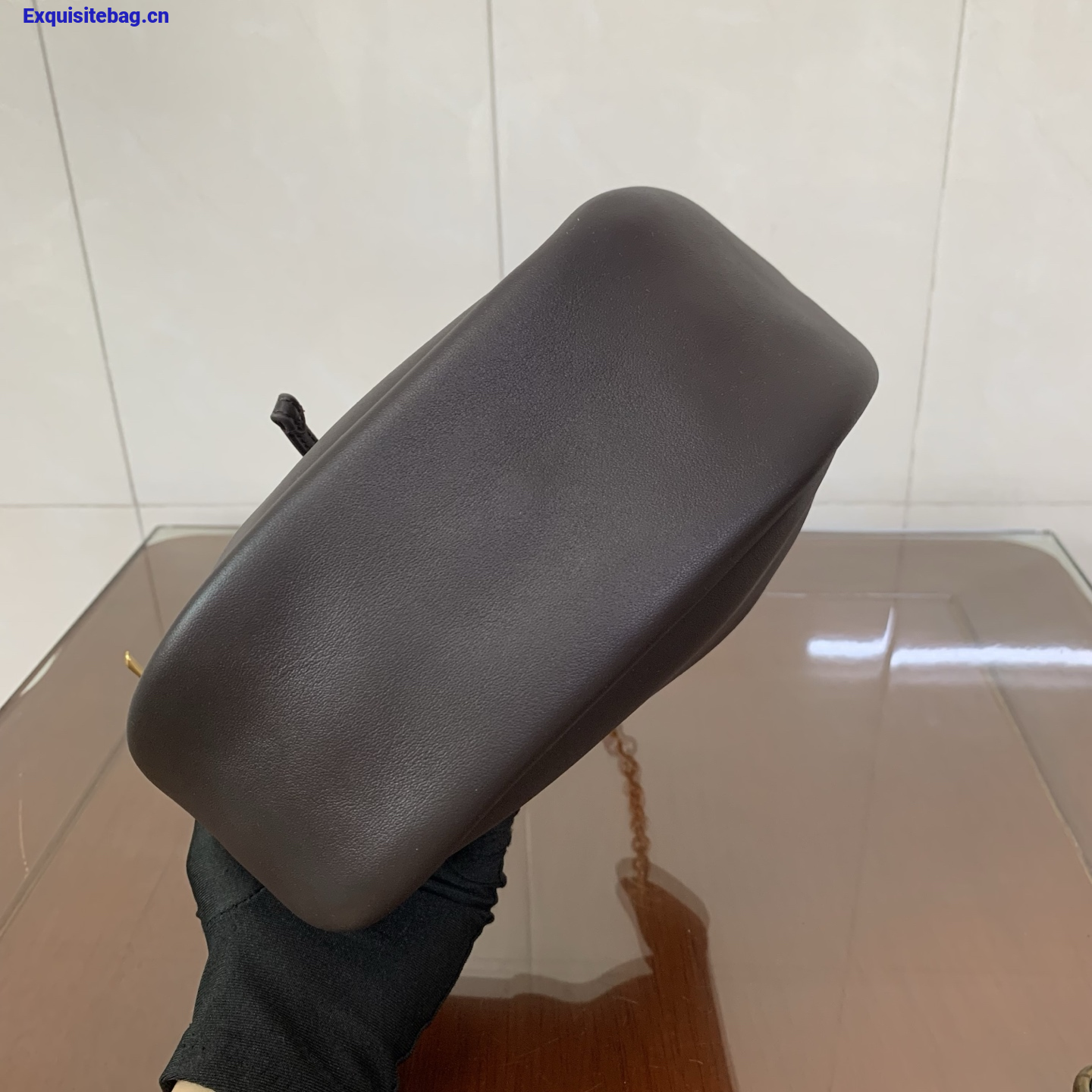 Saint Laurent Cassandre Drawstring leather bucket bag