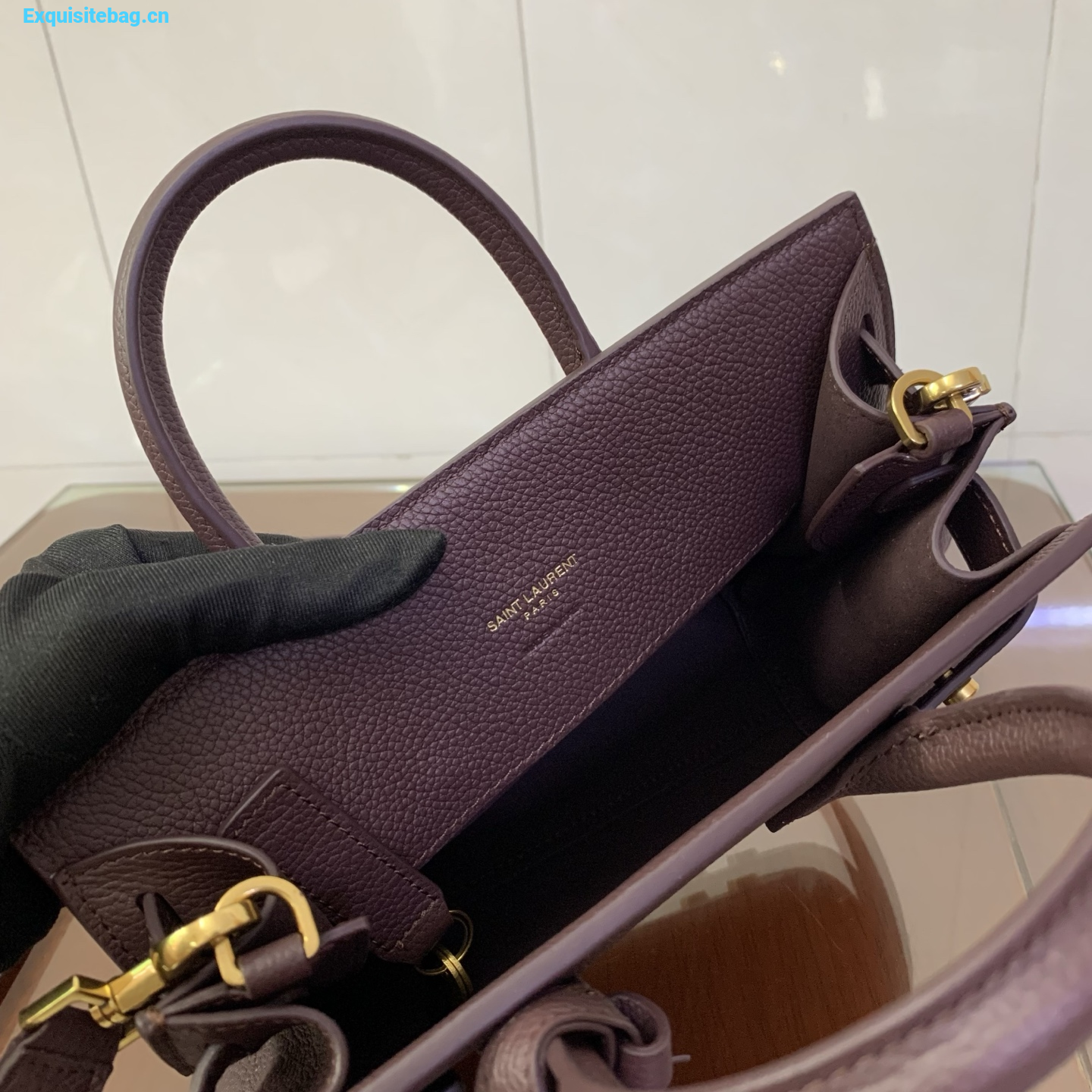 Saint Laurent Sac De Jour Tote Bag Red