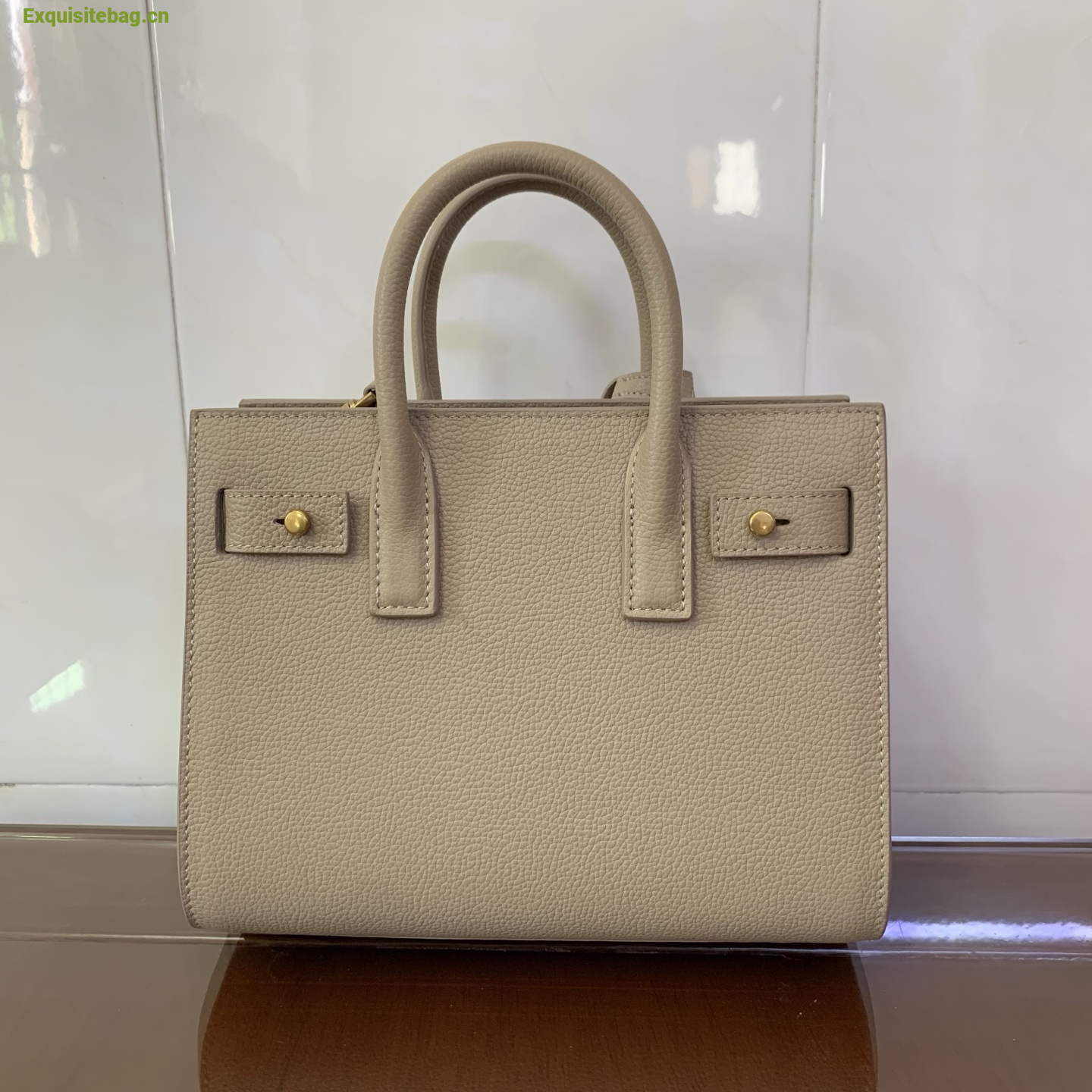 Saint Laurent Sac De Jour Tote Bag Beige