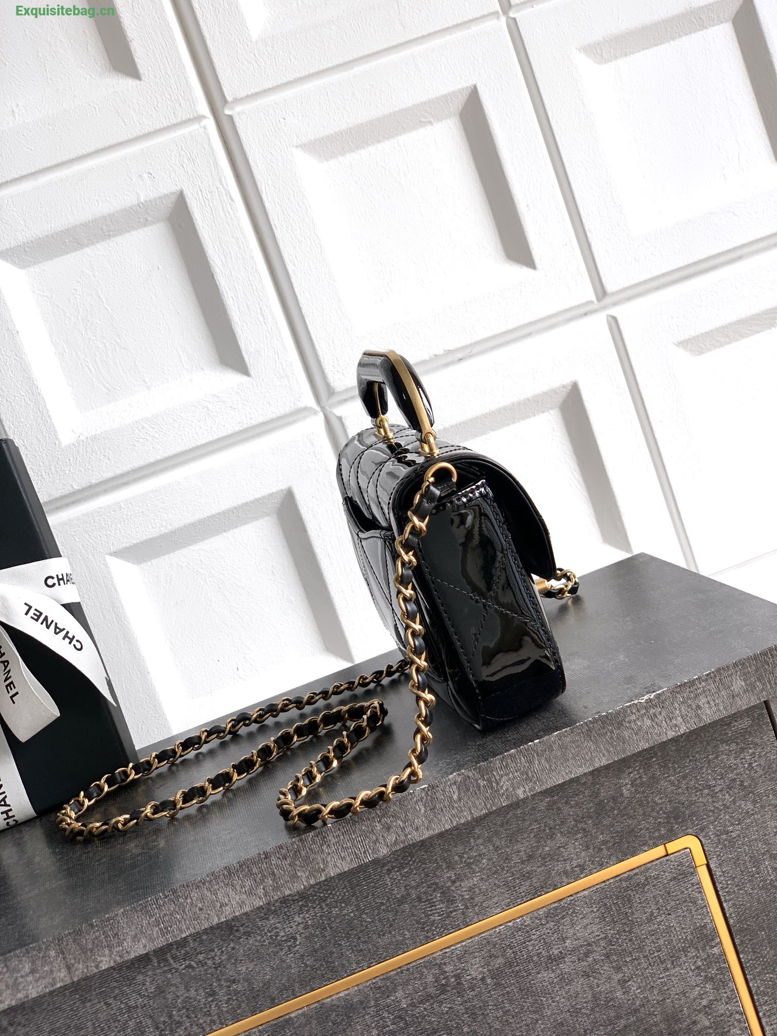 Chanel Mini flip bag Black