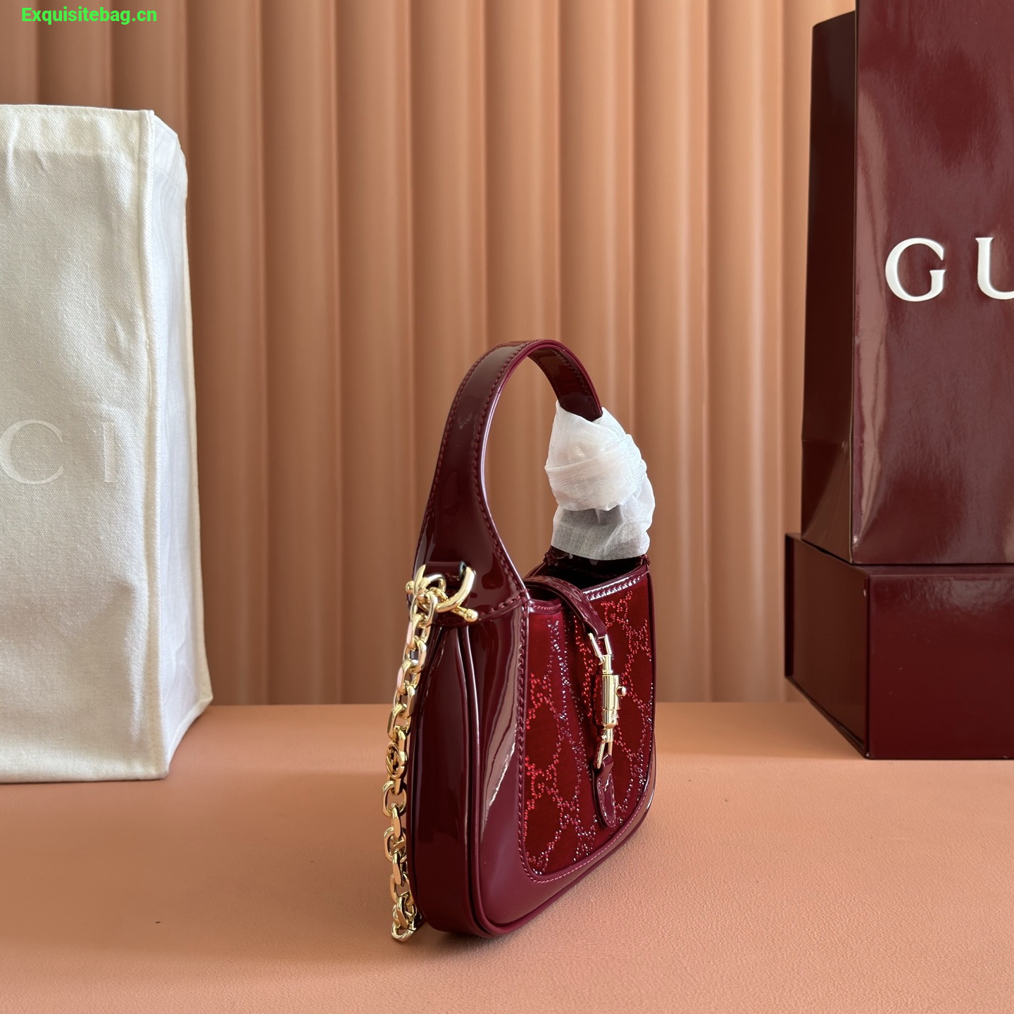 Gucci Jackie 1961 crystals mini bag