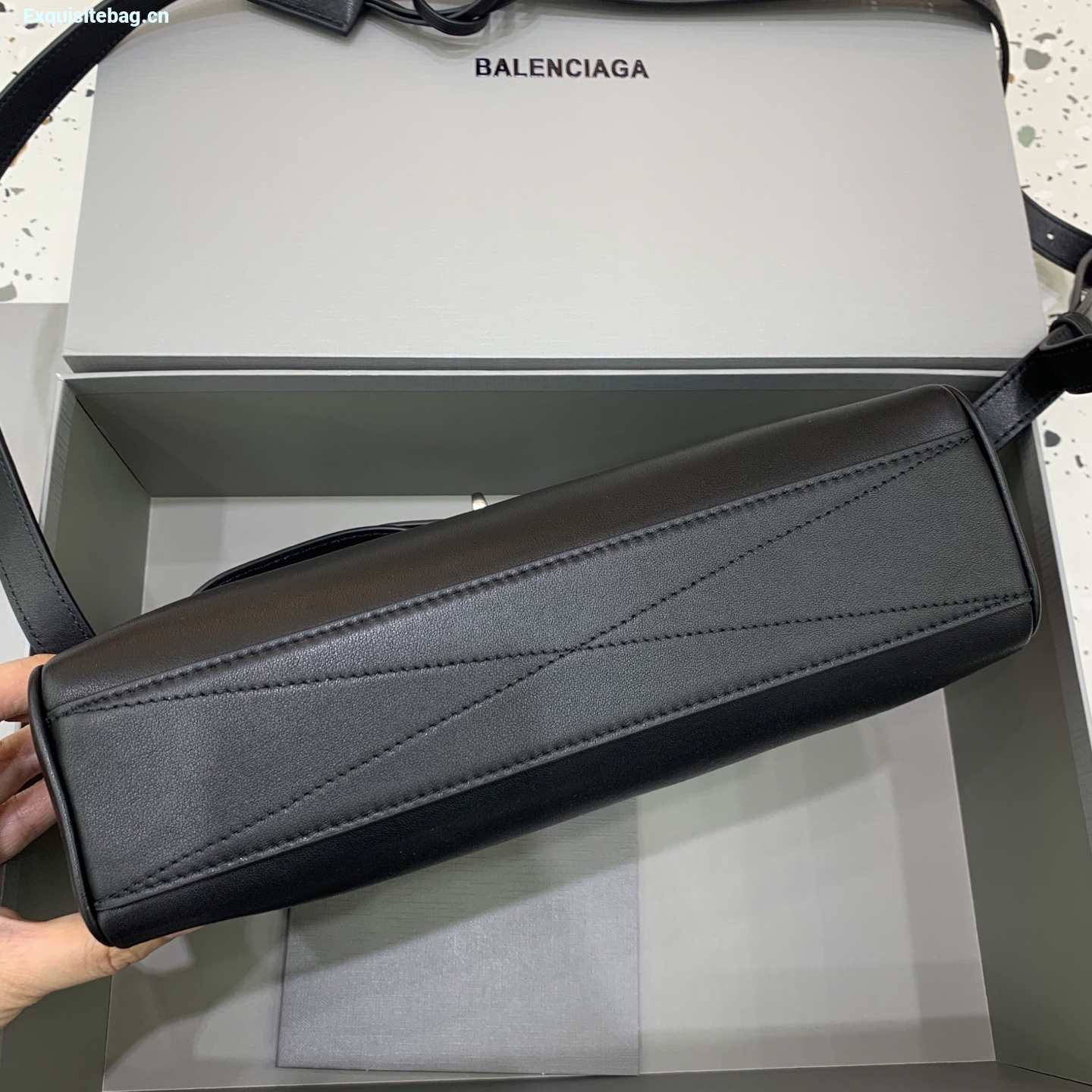 Balenciaga Bel Air flap messenger bag
