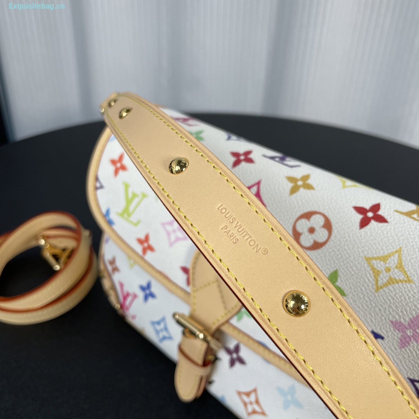 Louis Vuitton x Murakami collaboration white monogram Diana bag