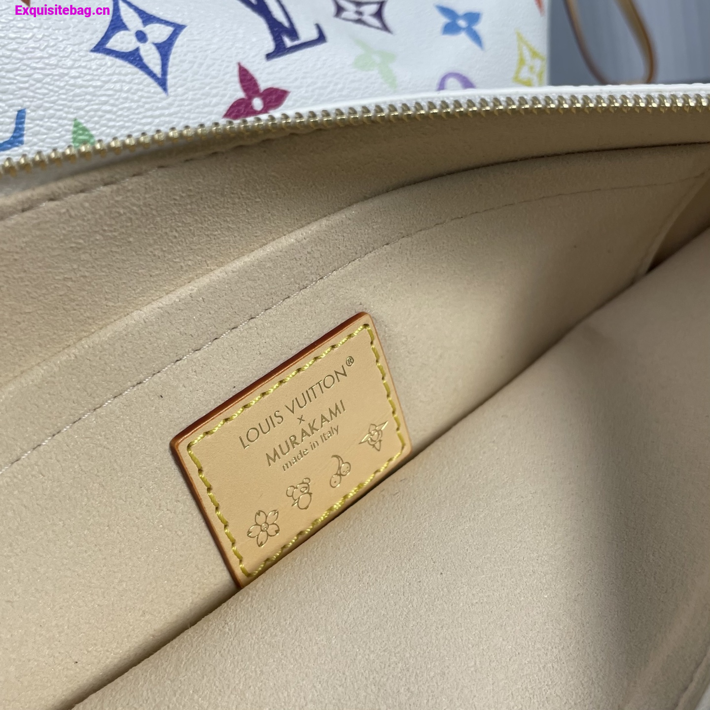Louis Vuitton Neverfull MM Monogram Empreinte leather bag