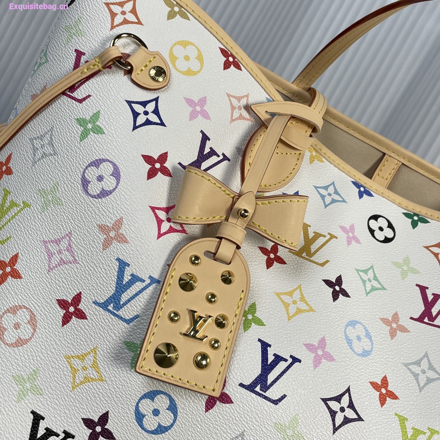 Louis Vuitton Neverfull MM Monogram Empreinte leather bag