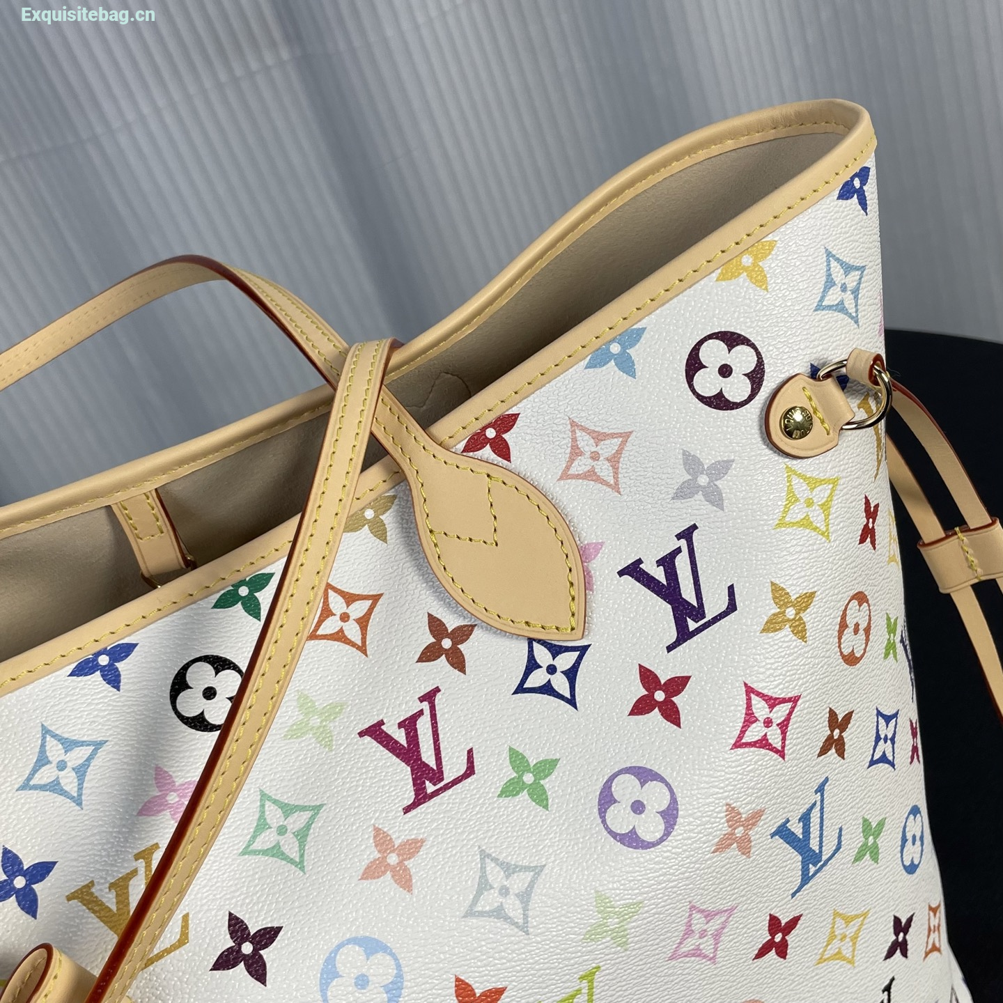 Louis Vuitton Neverfull MM Monogram Empreinte leather bag