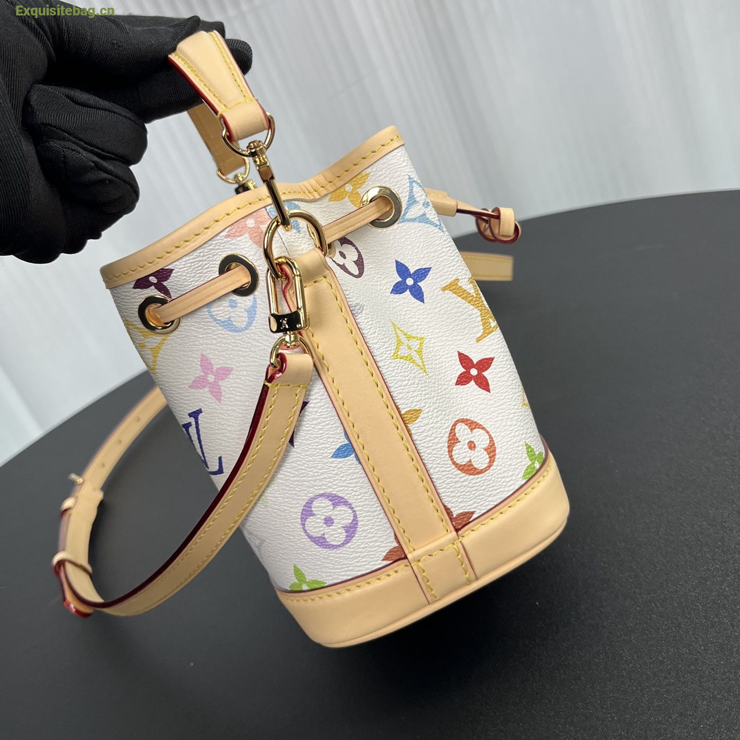 Louis Vuitton Nano Noe handbag.