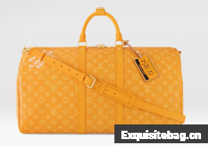 Louis Vuitton 57th Street NYC Keepall Bandouliere 55 EXCLUSIVE M13186 Yellow