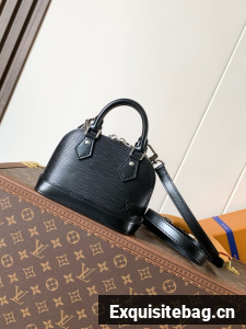 Louis Vuitton Alma Mini LV&I CUSTOMIZABLE M81945 black