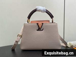 Louis Vuitton Capucines BB M12345 Galet& Tan & Chocolate