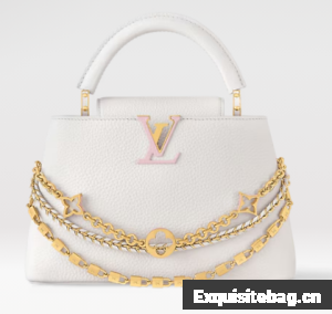 Louis Vuitton Capucines BB M12345 white