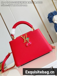 Louis Vuitton Capucines BB M25089 red
