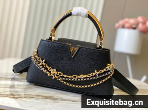 Louis Vuitton Capucines East-West BB M26345 BLACK