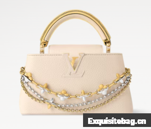 Louis Vuitton Capucines East-West Mini M26345 Vanilla