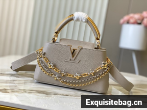 Louis Vuitton Capucines East-West Mini M26345 gray