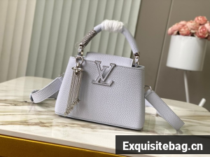 Louis Vuitton Capucines MINI M27040 light gray
