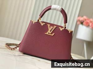 Louis Vuitton Capucines MM M23331 burgundy