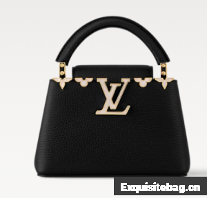 Louis Vuitton Capucines Mini M11342 black&white