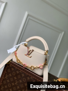Louis Vuitton Capucines Mini M25497 Quartz White