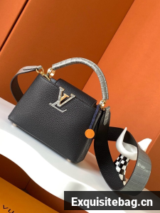 Louis Vuitton Capucines Mini M96498 black&gray