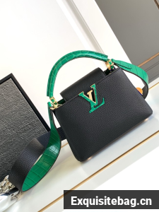 Louis Vuitton Capucines Mini M96498 black&green