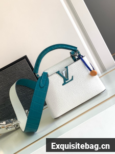 Louis Vuitton Capucines Mini M96498 white&blue