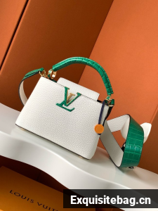 Louis Vuitton Capucines Mini M96498 white&green