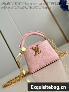 Louis Vuitton Capucines NANO M48865 pink