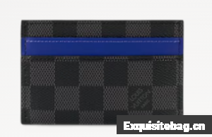 Louis Vuitton Double Card Holder N00093 Indigo Blue
