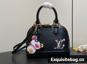 Louis Vuitton Epi grained leather Alma BB M13670 black