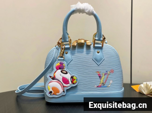 Louis Vuitton Epi grained leather Alma BB M13670 sky blue