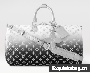 Louis Vuitton Keepall Bandouliere 45 M12067 Frost Gradient Silver