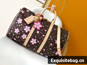 Louis Vuitton Keepall Bandouliere 45 M26868 Cherry blossom