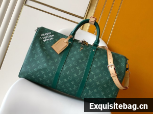 Louis Vuitton Keepall Bandouliere 45 M26868 green