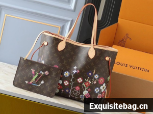 Louis Vuitton LV x TM Neverfull MM M13675