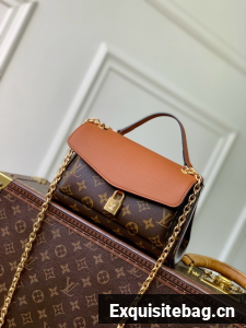Louis Vuitton Monogram Canvas Shoulder Bag M27067 brown