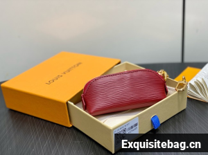 Louis Vuitton NEW Cosmetic Lipstick Pouch M25694 burgundy