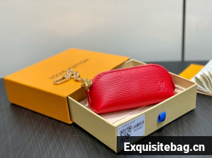 Louis Vuitton NEW Cosmetic Lipstick Pouch M25694 red