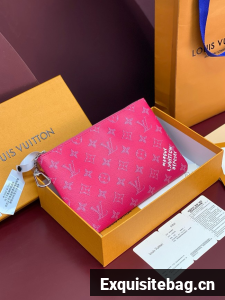 Louis Vuitton NEW Key Pouch M M27109 rose
