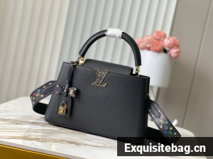 Louis Vuitton NEW LV x TM Capucines M28338 black